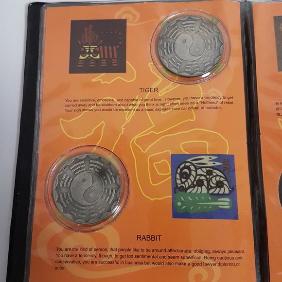 Chinese Cultural Collection Cut Paper, Peg Dolls, Zodiac Medallion Book, Hat Cap - Picture 8 of 16